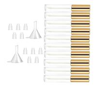 10ml Empty Mascara Tube Wand Eyelash Cream Container Bottle Funnel with Rubber Insert Castor Oil Cosmetic Eyelash Cream Container Bottle