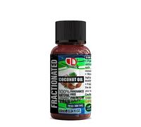 10ml | Fractionated Coconut Oil, 100% Pure Natural Carrier Oil for Skin, Hair, Lip Gloss, DIY Beauty Recipes, Aromatherapy, Massage, Cuticules - MCT Oil - Cruelty Free, Vegan
