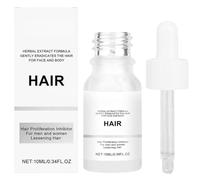 10ml Hair Inhibitor Serum,Women Facial Hair Remover,Hair Removal Serum For Women,Exfoliating Hair Removal Drop,Moisturizing Permanent H/air Inhibitor Se/rum For Face,Hair Growth Inh/ibitor Ser/um Oil