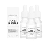 10ml Moisturizing Permanent Hair Inhibitor Serum for Face, Natural Extracts Gently Soothes Arm Leg Body (10ml, 3pcs)