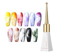 10ml Nail Blending Gel, Nail Gel Polish,Blooming Manicure Liquid Beauty Supply For Travel Home Enthusiasts Girls Daily Styling Salon Women Beginner