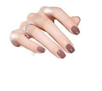 10ml Peel-Off Nail Polish Set, Quick-Dry Non-UV Gel Nail Varnish with Light Fragrance, Shimmer Matte Cat Eye Glitter Nail Art Polish (Variety Pack) (09# Hazelnut Brown Twilight)