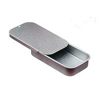 10ml Rectangular Tin with Sliding Lid - Small Travel Container/Sweets/Lip Balm/Favour/Gift/Pill/Cosmetic Box