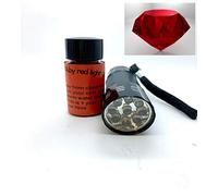 10ml Ruby Red Fly Tying UV Resin Glue and 9 Led UV Torch for curing