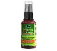 10ml Spray 100% Natural Mosquito, Insect & Flies Repplent Body Oil with Citronella & Lamongrass Essential Oils, for All Body Types 10ml Spray