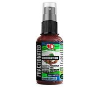 10ml Spray | Fractionated Coconut Oil, 100% Pure Natural Carrier Oil for Skin, Hair, Lip Gloss, DIY Beauty Recipes, Aromatherapy, Massage, Cuticules - MCT Oil - Cruelty Free, Vegan