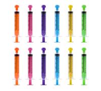10ml Syringes - 12PCS Plastic Syringe with Cap, Individually Sealed, BPA-Free Measuring Syringes for Liquids, Lab Experiments, Feeding Pets, Dispensing Oils & Gels, Scientific Labs & DIY Projects