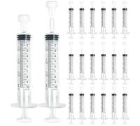 10ml Syringes - 20 Pcs Syringes without Needles, Colostrum Syringe, Plastic Syringe, Suitable For Laboratory Liquid Measurement And Plant Watering, Each Individually Sealed And Equipped with a Cap