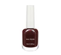 10ml Water-Based Nail Polish - No Bake, Peelable, Transparent, Fashionable Decoration, Fits Tech Organizers(Red, A)