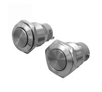 10mm 12mm 16mm 19mm 22mm Panel hole metal button switch power button flat head/high head instant/locking welding NO/NC(16mm,FLAT_AND NC_MOMENTARY)