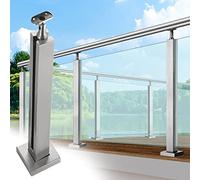 10mm/12mm Railing Posts for Balustrade - Ideal for Indoor Stairs Hallways Lofts & Concrete Steps - Easy Installation Wood Panel - Mid Post 105cm (41.3")"