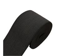 10mm/15mm/20mm/25mm/30mm/35mm/40mm/45mm/50mm White Black Nylon High Elastic Bands Garment Trousers Sewing Accessories(Black50mm 3meters)