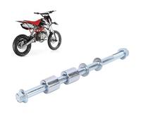 10mm 195mm Rear Wheel Rim Axle, Aluminum Alloy Motorcycle Rear Wheel Rim Axle For Motorcycle Moped Scooter Quad Dirt Pit Bike,50 70 90 110 125 150