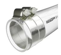 10mm (3/8") Clear Braided PVC Flexible Tubing Food Grade Pipe Reinforced Vinyl Water Hose + Clips 30 Metre (98.4 ft)
