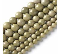 10MM 38PCS Avocado Green Angelite Jade Natural Stone Loose Beads for Jewelry Making DIY Bracelet