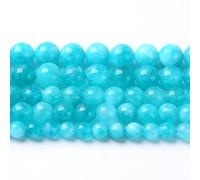 10MM 38PCS Natural Stone Amazonite Chalcedony Beads for Jewelry Making DIY Bracelet