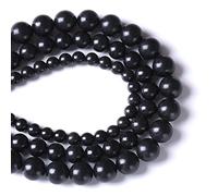10MM 38PCS Natural Stone Shungite Beads Crystal Loose Beads for Jewelry Making DIY Bracelet