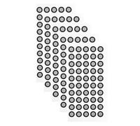 10mm 3D Scanning Markers, Reflective Markers Accurate Tracking Dots Motion Capture Reference Point for Optical Tracking and Scanning (250 Points)