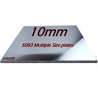 10mm Aluminium Cast Tooling Plate/Sheet- MULTIPLE SIZE'S & PACK QTY'S - Perfect choice for 3D Printers & CNC beds, extremely tight flatness tolerance - 150 x 100 x 10mm