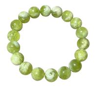 10mm Beaded Crystal Bracelet Healing Energy Jewelry Handmade Stretch Bracelet Unisex (Various Crystals), Una talla, No Gemstone