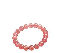 10mm Beaded Crystal Bracelet Healing Energy Jewelry Handmade Stretch Bracelet Unisex (Various Crystals), Una talla, No Gemstone