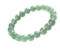 10mm Beaded Crystal Bracelet Healing Energy Jewelry Handmade Stretch Bracelet Unisex (Various Crystals), Una talla, No Gemstone