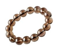 10mm Beaded Crystal Bracelet Healing Energy Jewelry Handmade Stretch Bracelet Unisex (Various Crystals), Una talla, No Gemstone