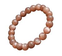 10mm Beaded Crystal Bracelet Healing Energy Jewelry Handmade Stretch Bracelet Unisex (Various Crystals), Una talla, No Gemstone