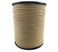 10mm Beige Polypropylene Braided Poly Rope Cord x 75 Metre Strong String