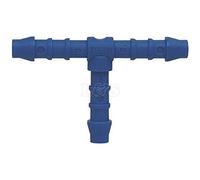 10mm Blue Plastic Equal Tee Piece Hose/Pipe Connector