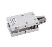 10mm Bore Gripper Pneumatic Cylinder | ±0.01mm Repeatability for Firm Clamping | Single/Double Action Pneumatic Cylinder | M5x0.5 Port, Aluminum Alloy