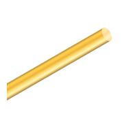 10mm Brass Rod,iMeistek 350mm Length Brass Solid Round Rod for Lathe Bar Stock,RC Models DIY Crafts