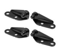 10mm Car Ball Stud Gas Shock Strut Mounting Bracket Connector Compatible with Gas Spring End Fitting Shocks 64x22x24mm(2 Pairs)