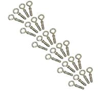 10mm Closed Hook Eye Bolts Rawl Shield Wall Anchor Expansion Brick Stone 24pc