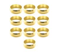 10mm Compression Brass Olives - Pack of 10 (10MM)