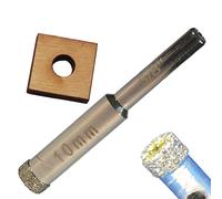 10mm Diamond Drill Bit 3/8 inch for Porcelain Tile Drill Bit Glass Drill Bit Diamond Tip Bit with Core Guide to Hold in Place and Prevent Jumping 10mm Porcelain Drill Bit 10mm for Ceramic Tile