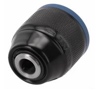 10mm Drill Chuck Head with Metal Ratcheting Design, Perfect for Heavy Duty Woodworking and Metalwork Projects (Blue)