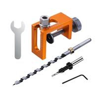 10mm Edge Drilling Guide Jig, Cabinet Door Installation Positioner, Cabinet Door Mounting Jig, Accurate Scale, Suitable for Most Cabinet-Doors (#C)