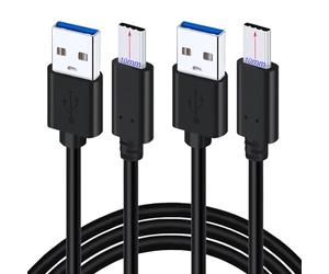 10mm Extended Tip USB-C to USB 3.0 Cable Compatible with iPhone 16 Pro 16e Max 15 Plus,Galaxy S25 S24 S23,Pixel 9 8 7A Phone with Protective Case, Long Tip Type C Cable for Rugged Phone Tablet 2Pcs-1M