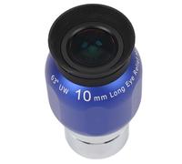 10mm Eyepiece, Fully Multi Coated, Aluminum Alloy, 63 Degree Field of View, 1.25 Inches Interface, 5 Lens Structure, Foldable Eye Cup, Wide Angle Eyepiece with Optical Glass for
