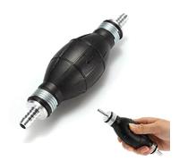 10mm Fuel Priming Bulb, 1 Piece Manual Fuel Line Pump, Hand Pump, Liquid Fuel Transfer Pump, Suction Pump, Universal for Petrol, Oil, Diesel, Black