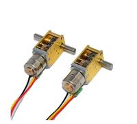 10mm Full Metal Gearbox Gear Stepper electronic starter DC 5V 6V Reducer Stepping electronic starter Single Axis/Double shaft DIY Smart Robot Car EKFBQBGW((G) Ratio 1030,Single-shaft)