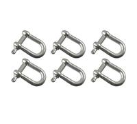 10mm Galvanised Dee Shackle Pack of 6 Chandlery DK03