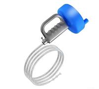 10mm Galvanized Drain Cleaner Spring Tool, Thickened Metal Pipe Dredging Snake for S U L Shaped Bends, Effortless Clog Remover for Home Plumbing, (10M)