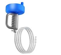 10mm Galvanized Drain Cleaner Spring Tool with Non-Slip Handle, Thickened Flexible Metal and Plastic Cable for Effortless Clog Removal in U, L, S(7m)
