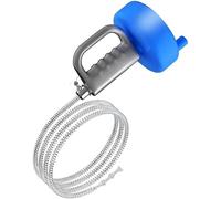 10mm Galvanized Pipe Cleaning Spring Tool with Thickened Design for Clogs | Flexible Drain Unclogging Tool with Non-Slip Handle | Plumbing Snake for(7m) Nice Design