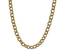 10mm Gold-Filled Bonded Classic Belcher Chain - High-Quality Pressure-Bonded Gold-Filled Finish, Lobster Claw Clasp, Hypoallergenic Statement Necklace - Bling King London