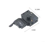 10mm Hand Drill Switch for Power Drills - Self-Locking Variable Speed Control Switch with Forward/Reverse Function, Metal-for Pla