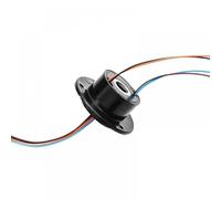 10mm Hole Hollow Slip Ring 4 Channel 2A Conductive Electric Connector Joint Compatible With 240VAC DC Compatible With Similar Devices