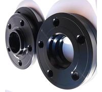 10mm Hub Centric Wheel Spacers Shims For BMW 6/7 Series E24/E63/E64/F12/E23/E32/E38/E65/F01/F02 Hubcentric Forged Wheels Spacer Hub Wheel Spacer Adapters(Black 2pcs)